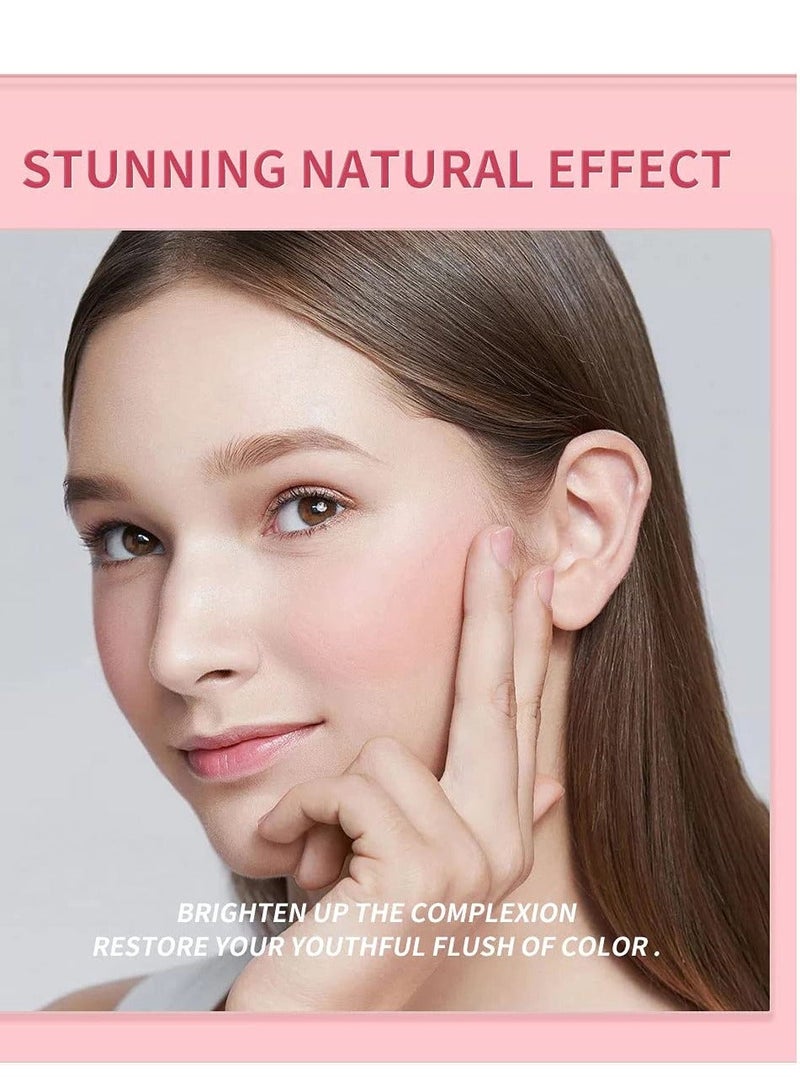 Blush Stick Set Matte Cream Blush Stick for Cheeks, Eyes, and Lips Natural Makeup Waterproof Long Lasting 3PCS Set - Image 5