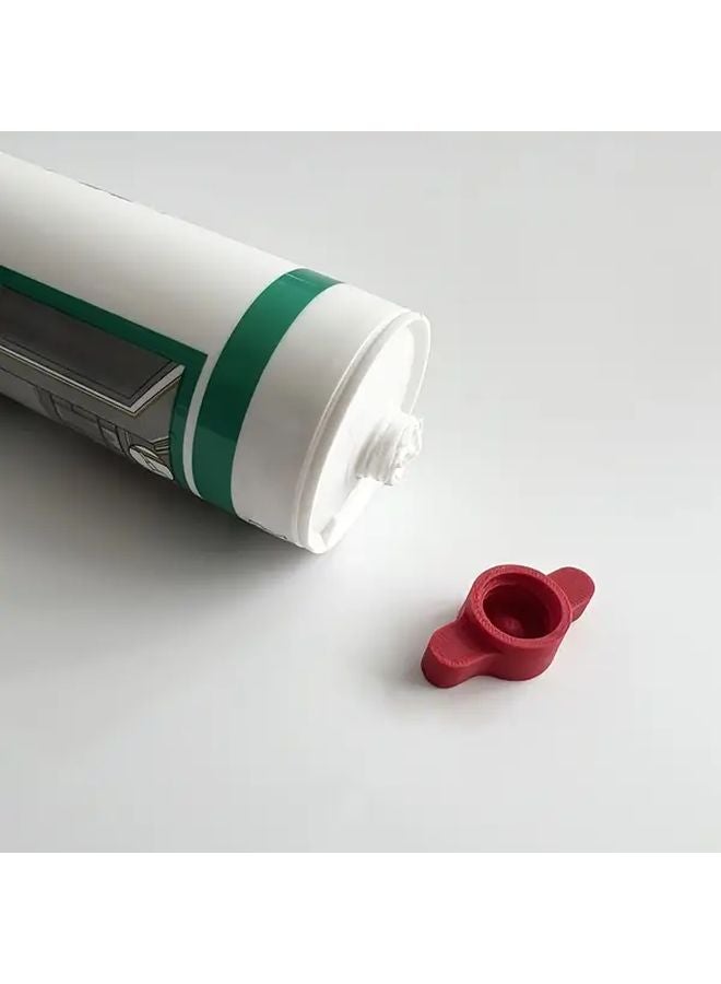 Red Silicone Glue Seal Cap Prevents Drying for Standard Glass Tubes - Image 1
