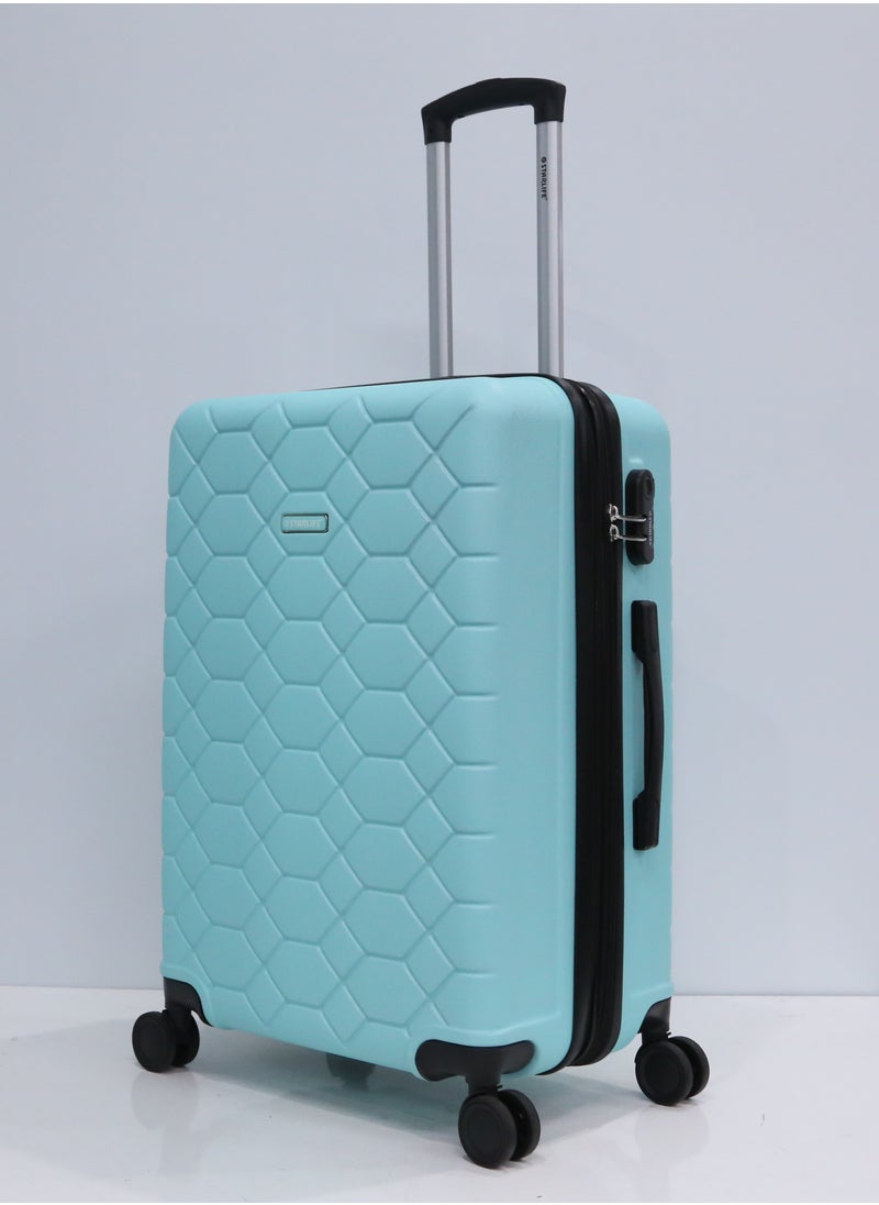 STARLIFE - 3 Piece ABS Hard side Trolley Luggage Set Spinner Wheels with Number Lock - Image 1