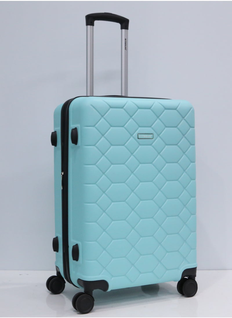 STARLIFE - 3 Piece ABS Hard side Trolley Luggage Set Spinner Wheels with Number Lock - Image 1