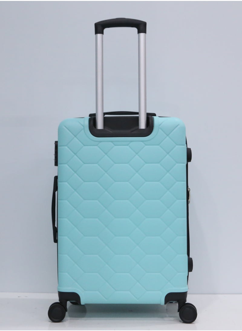 STARLIFE - 3 Piece ABS Hard side Trolley Luggage Set Spinner Wheels with Number Lock - Image 1