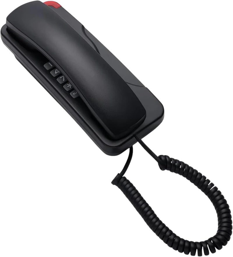 El-Adel.Tech 116BE Corded Landline Phone – Reliable Home & Office Telephone with Clear Sound, Easy Dialing, and Durable Design (black)