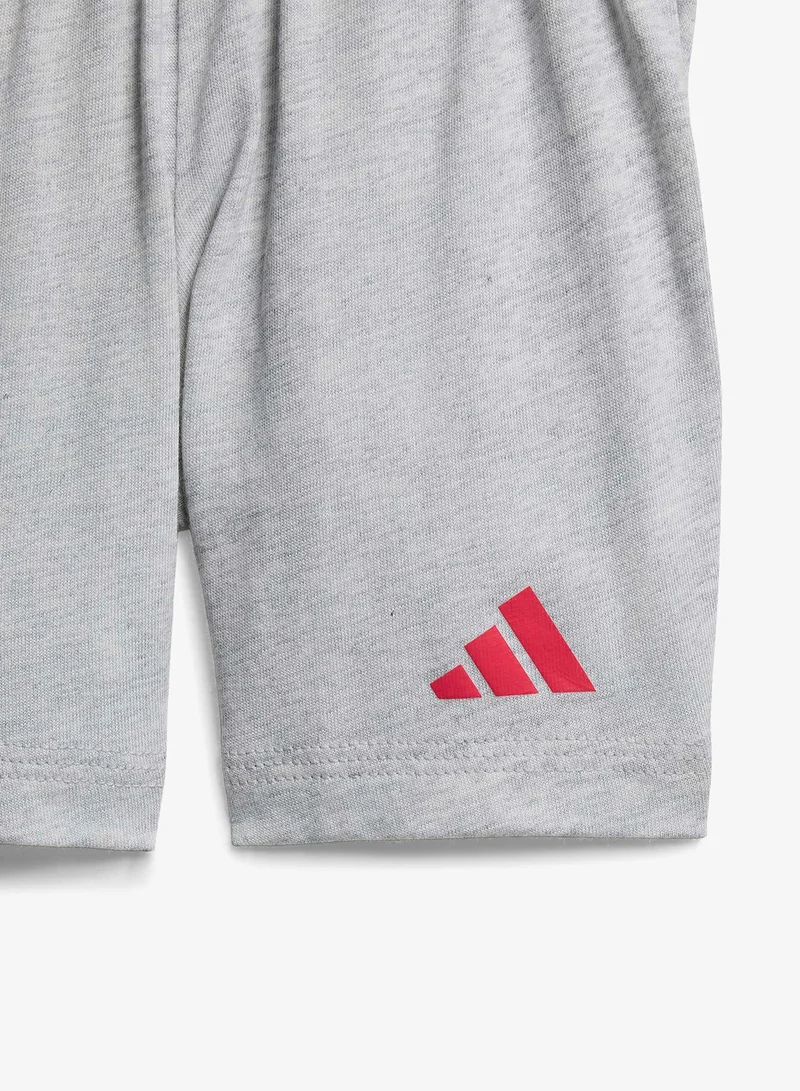 Adidas POWPNK/WHITE Infant Essential T-Shirt Sets  | Best Price UAE