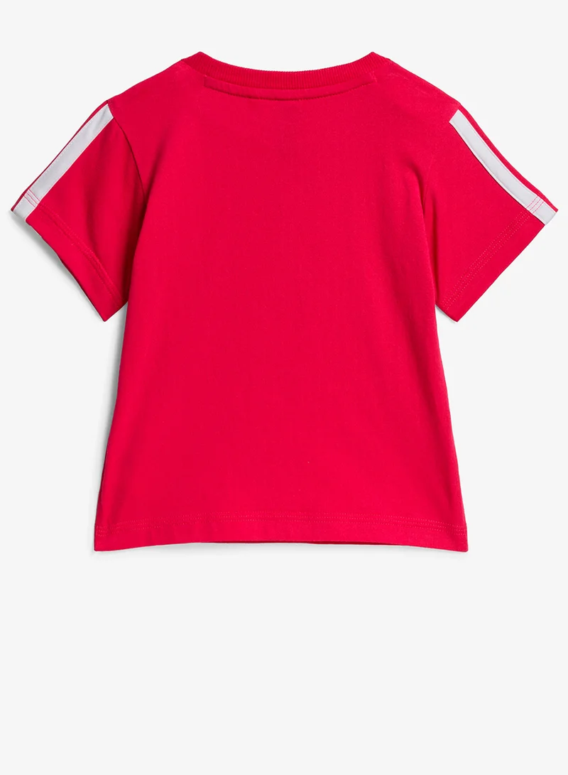 Adidas POWPNK/WHITE Infant Essential T-Shirt Sets  | Best Price UAE