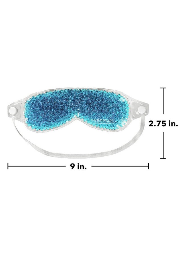 THERAPEARL Eye Mask By Therapearl Ice Pack Flexible Gel Beads For Hot Cold Therapy For Puffy Swollen Eyes & Relaxation Non Toxic & Reusable  - Image 2