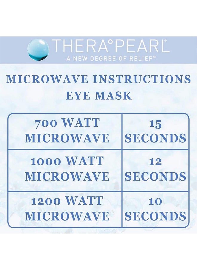 THERAPEARL Eye Mask By Therapearl Ice Pack Flexible Gel Beads For Hot Cold Therapy For Puffy Swollen Eyes & Relaxation Non Toxic & Reusable  - Image 3