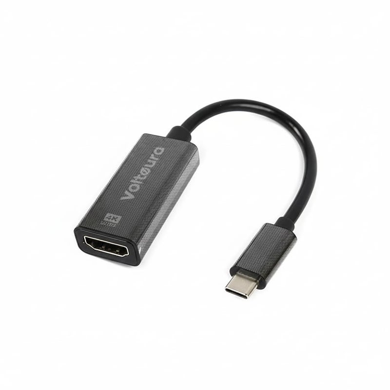 VOLTAURA 4K Ultra USB-C to HDMI Adapter - High-Speed 4K Resolution, Plug & Play, Compatible with USB-C Laptops, Tablets, Smartphones to HDMI Displays, TVs, Monitors, Projectors, & More - Image 1