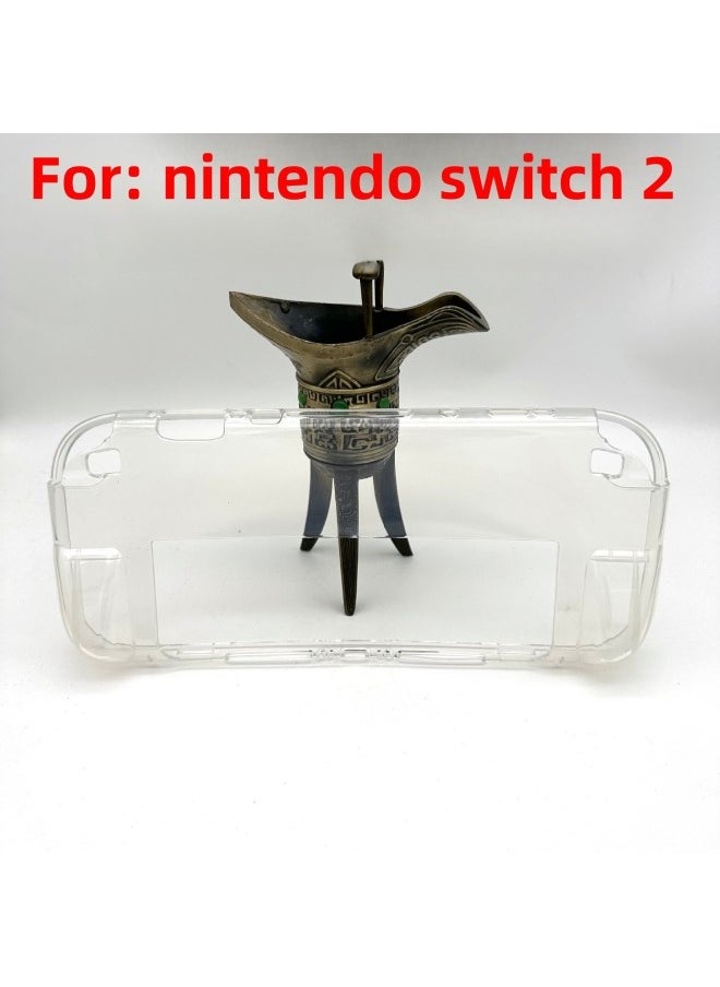 Generic For Nintendo Switch 2 Nintendo Game Console Switch 2 Protective Cover TPU Game Console Accessories-Product Color:Black-Model:Nintendo Switch 2  - Image 1