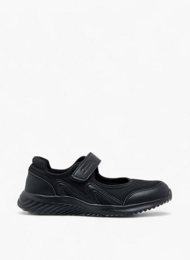 Kappa Girls' Textured School Shoes with Hook and Loop Closure  - Image 3