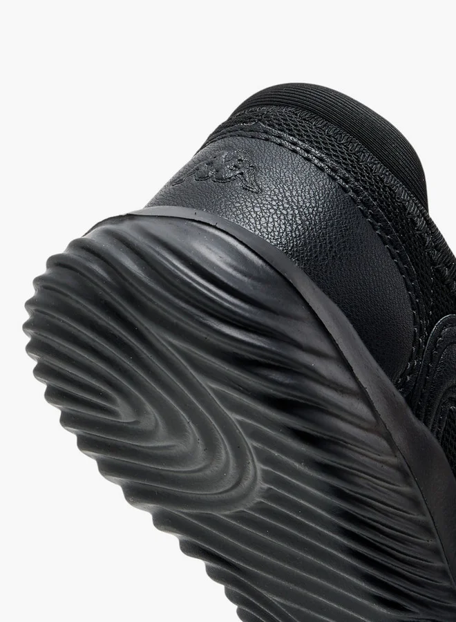 Kappa Girls' Textured School Shoes with Hook and Loop Closure