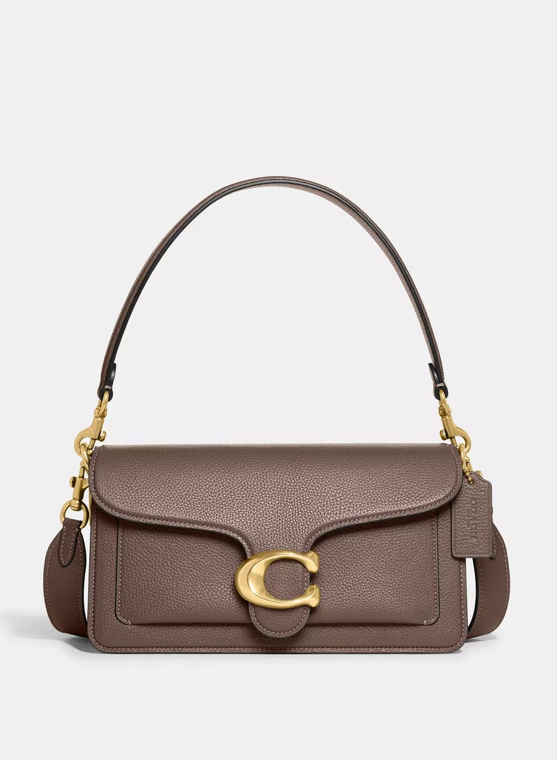 حقيبة كتف تابي من كوتش مقاس 26، حقيبة كتف نسائية، حقيبة توت نسائية، حقيبة يد نسائية، حقيبة كروس نسائية، محفظة نسائية، حقيبة سفر نسائية، لون حجري داكن - 26 سم