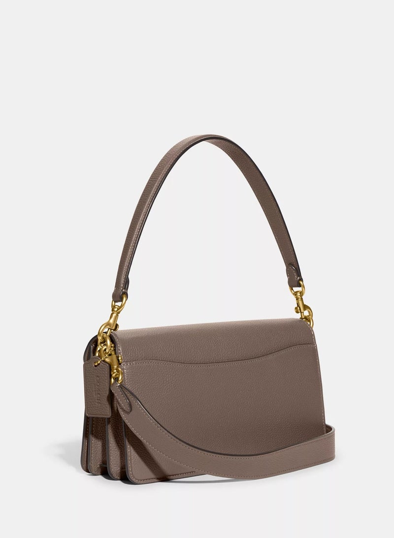 حقيبة كتف تابي من كوتش مقاس 26، حقيبة كتف نسائية، حقيبة توت نسائية، حقيبة يد نسائية، حقيبة كروس نسائية، محفظة نسائية، حقيبة سفر نسائية، لون حجري داكن - 26 سم