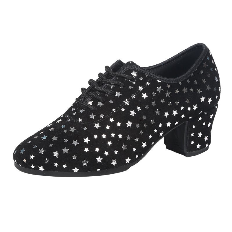 Generic - New Professional Star Dance Shoes for Women Black - Image 1