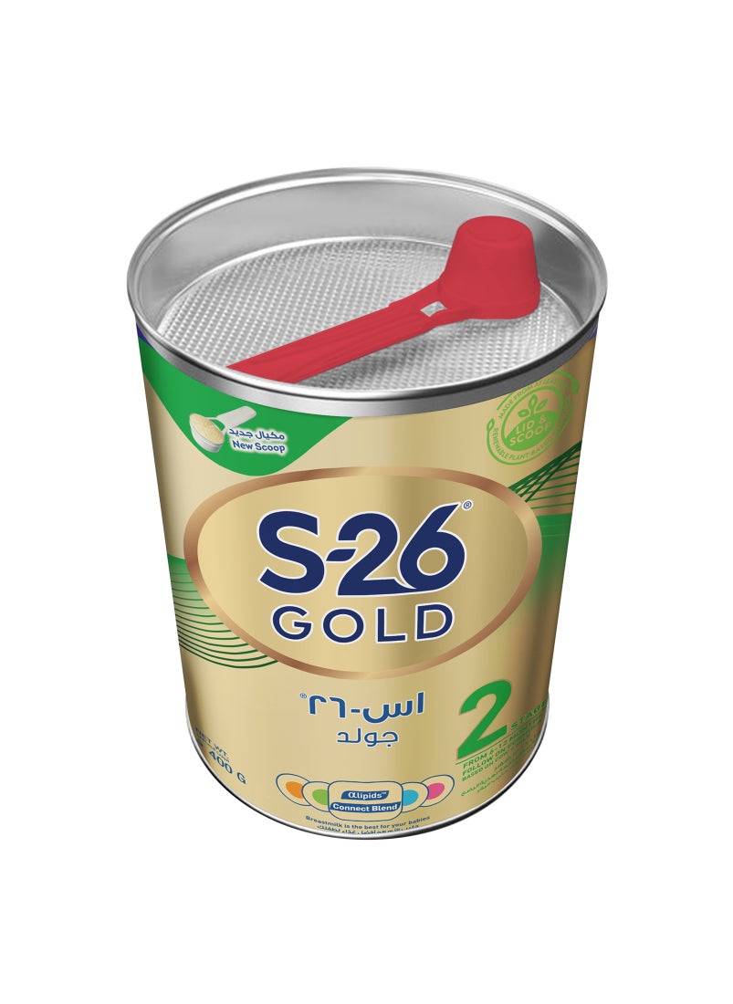 S.26 حليب بودرة جولد المرحلة الثانية للأطفال من 6 إلى 12 شهر 400جم  - Image 5