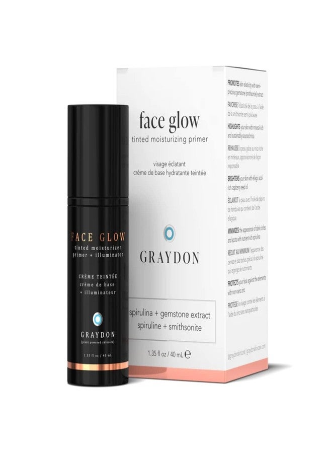 GRAYDON Face Glow - Natural Tinted Moisturizer Primer I Highlights, Refreshes, & Protects Skin I 40 ml/ 1.35oz - Image 1