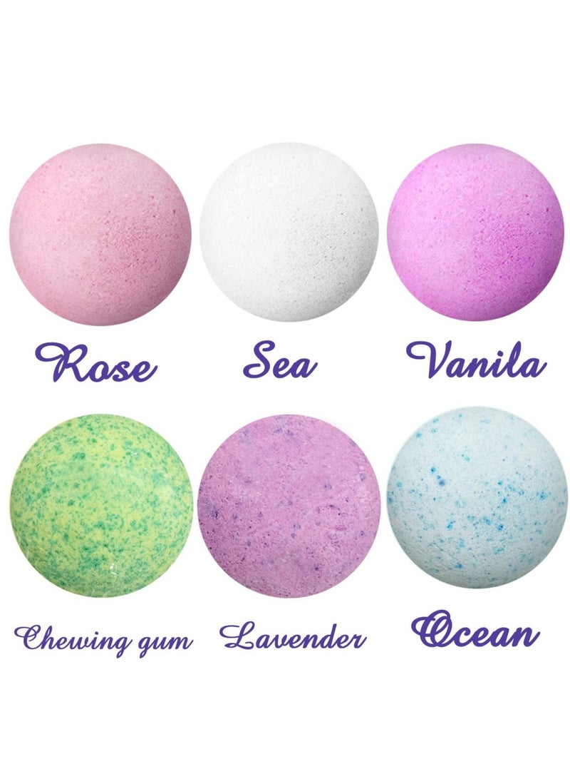 Bath Bombs Gift 6 Pack Bath Bombs Large Organic  Natural Essential Oil Handmade Bath Bombs Gift Set Moisturize Dry Skin Bath Bombs - Image 5