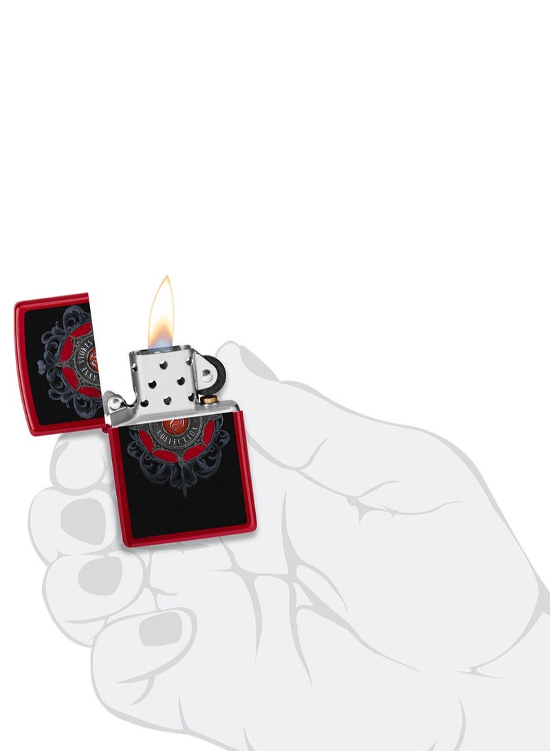Zippo Ci017425 21063 Anne Stokes Collection Candy Apple Red Windproof Lighter - Image 5