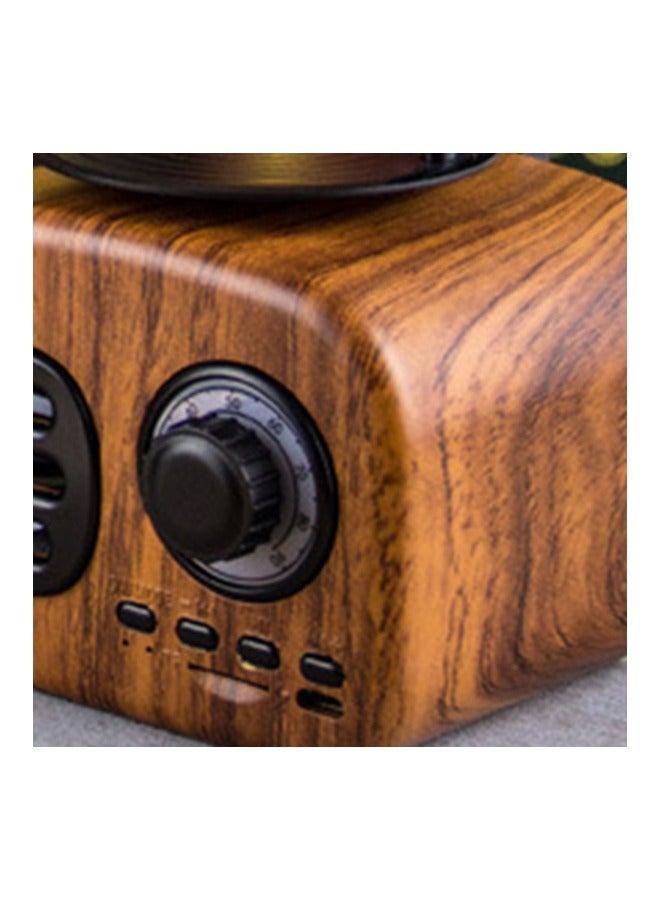 Retro Design Bluetooth Speaker Brown/Black - Image 3