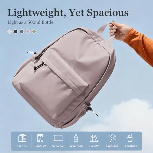 WEPOET High School Bags Casual Daypack For Men Women Lightweight College Bookbag Waterproof Purple School Backpacks For Girls Boys Travel Laptop bag - Image 3