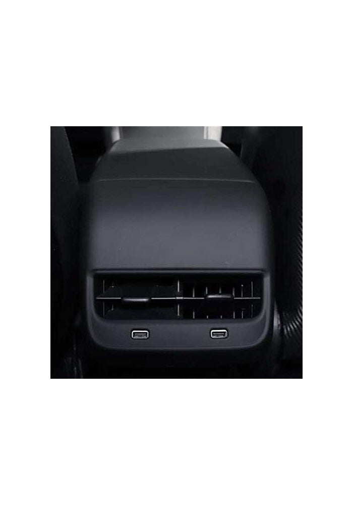 Wivplex Matte Black Air Outlet Cover for Tesla Model 3/Y - Image 2