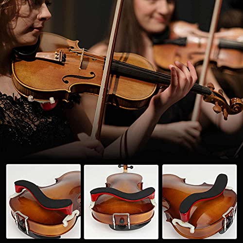 PERLMAN Violin Shoulder Rest for 3/4 Size 4/4 Size, Adjustable Shoulder Rest for Violin, with Height Adjustable Feet Comfortable Foam Pad for Kids Adults - Image 3