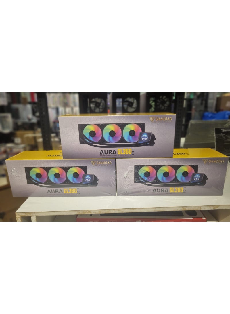 GAMDIAS Aura GL360 LCD Liquid Cooler - Image 2