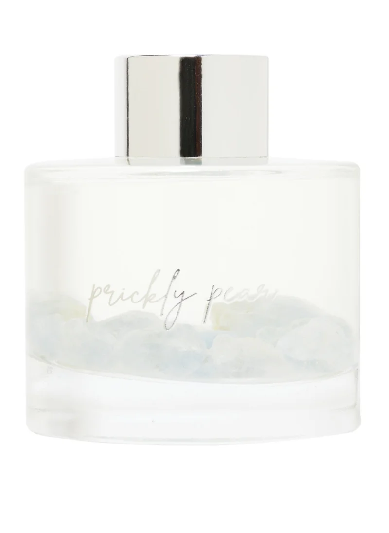 Prickly Pear 100ml Celestite Crystal Infused Reed Diffuser With Basil & Lime Scent