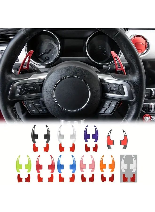 Paddle Shifters For Ford Mustang 2015 And Above Orange - Image 1