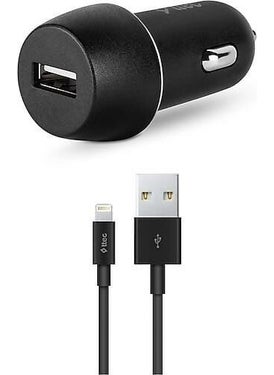 T.tec 2CKS20LS Smartcharger 2.1A Car Charger Black iPhone Lighting Cable - pzsku/Z07BA0522FD74C7166E9FZ/45/_/1740601587/94bdb1ba-5132-4d4b-b9b3-e11a444ca5a6