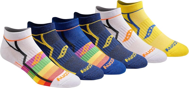 saucony mens Bolt Rundry Performance No-show Multi-pack Socks Socks - Image 1