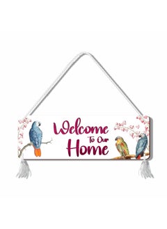 Blue Finch Blue Finch Welcome To Our Home Wall Hanging Sign For Home Entrance Decor Or Home Entry Decor Door Decoration Item Welcome Home Wall Hanging  - Image 1