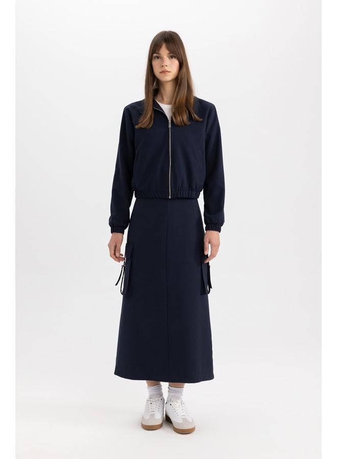 DeFacto Woman Pencil Woven Skirt  - Image 2