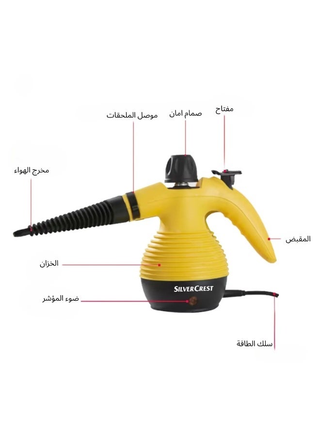 Silver Crest Multi-Purpose Handheld Steam Cleaner – High Pressure & Deep Cleaning Without Chemicals - Image 5