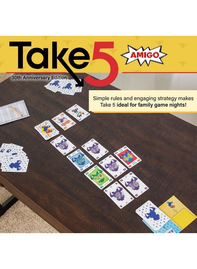 Amigo Amigo Games Take 5 Classic Card Game 30th Anniversary Edition - Contains Beloved Base Game Plus Cooperative Variant & Special New Cards - Perfect for Family Game Night - Kids Adults Ages 8+  - Image 2