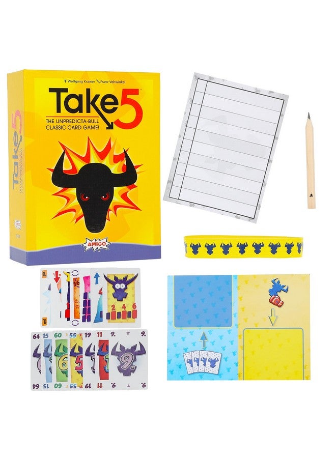 Amigo Amigo Games Take 5 Classic Card Game 30th Anniversary Edition - Contains Beloved Base Game Plus Cooperative Variant & Special New Cards - Perfect for Family Game Night - Kids Adults Ages 8+  - Image 1