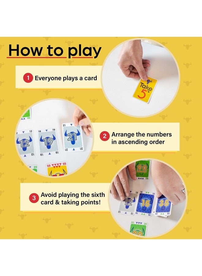 Amigo Amigo Games Take 5 Classic Card Game 30th Anniversary Edition - Contains Beloved Base Game Plus Cooperative Variant & Special New Cards - Perfect for Family Game Night - Kids Adults Ages 8+  - Image 3