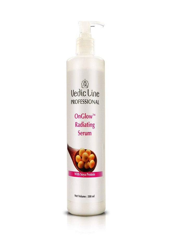 Vedicline OnGlow Radiating Serum, Reduce Wrinkles, Dark Spots & Scars with Soya Protein, Mulberry, and Chamomile Extract for Brightening Skin Tone, 500ml