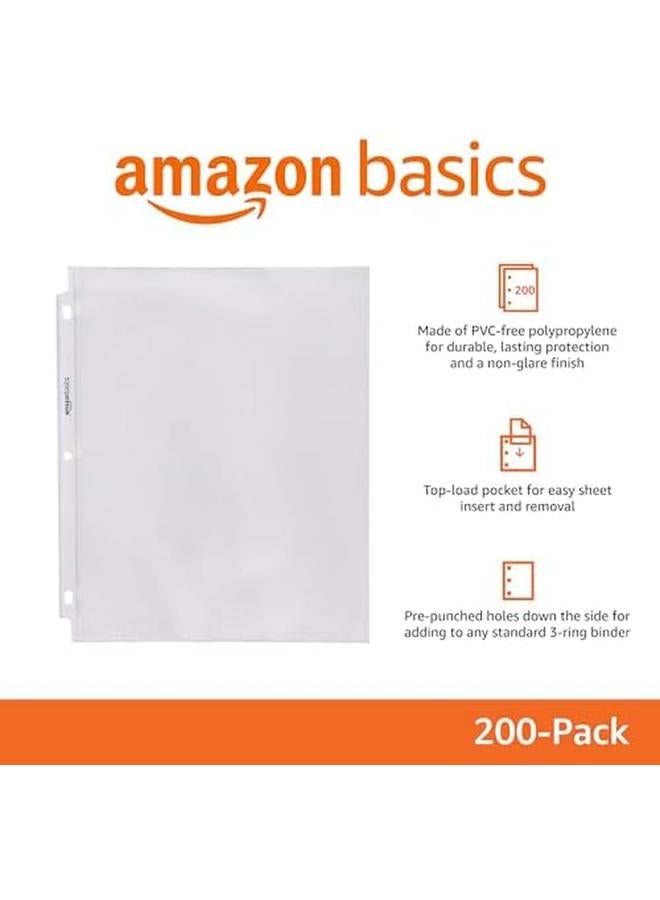 Generic Basics Sheet Protector Non Glare 200 Pack - Image 2