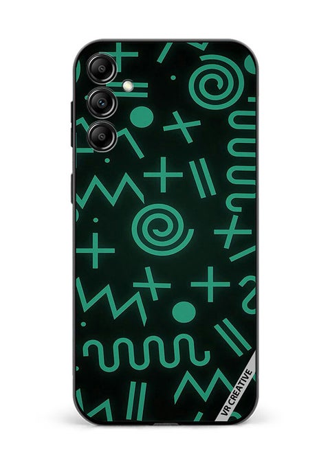 Protective Case Cover For Samsung Galaxy A14 5G/A14 Geometry Shapes Abstract Design Multicolour