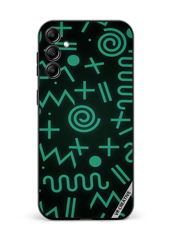 VR CREATIVE - Protective Case Cover For Samsung Galaxy A14 5G/A14 Geometry Shapes Abstract Design Multicolour - Image 1