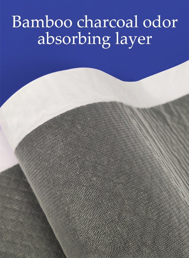 DUNISO 40 قطعة وسادات تدريب الحيوانات الأليفة أكثر سمكًا تدريب الحيوانات الأليفة امتصاص فائق كربون نشط التحكم في الروائح وسادات تدريب الجراء متعددة الطبقات مقاومة للتسرب قابلة للتخلص منها حفاضات للكلاب للجرو والقطط والأرانب سجادة تواليت للكلاب سريعة الجفاف - Image 2