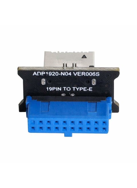 Motherboard 19/20Pin to USB 3.1 Type E Front Panel Vertical Type Socket Converter Adapter