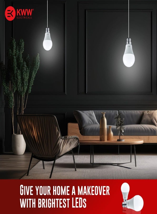 KWW 15W B22 Cool Day White LED Bulb, Pack of 2 | Energy-Efficient LED Lighting | Low Power Consumption | Low Electricity Bill | LED for Bedroom, Home, Kitchen, Bathroom, Washroom, Office - Image 5