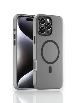 Mida Magnetic Case for iPhone 16 Pro Max by Mida, compatible with MagSafe, shockproof protective case, transparent phone case with strong magnet, slim case for Apple iPhone 16 Pro Max  - Image 1