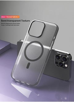 Mida Magnetic Case for iPhone 16 Pro Max by Mida, compatible with MagSafe, shockproof protective case, transparent phone case with strong magnet, slim case for Apple iPhone 16 Pro Max  - Image 3