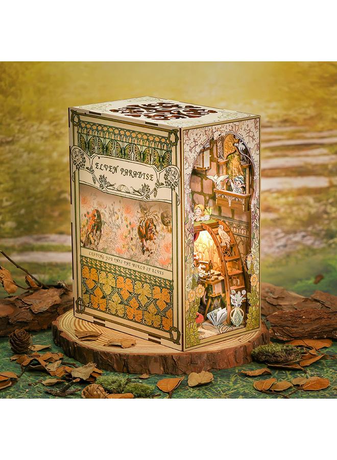 Bluejw Hualing Concert Diy Wooden 3D Handmade Assembled Book Stand Model Building Toy For Birthday - Image 1