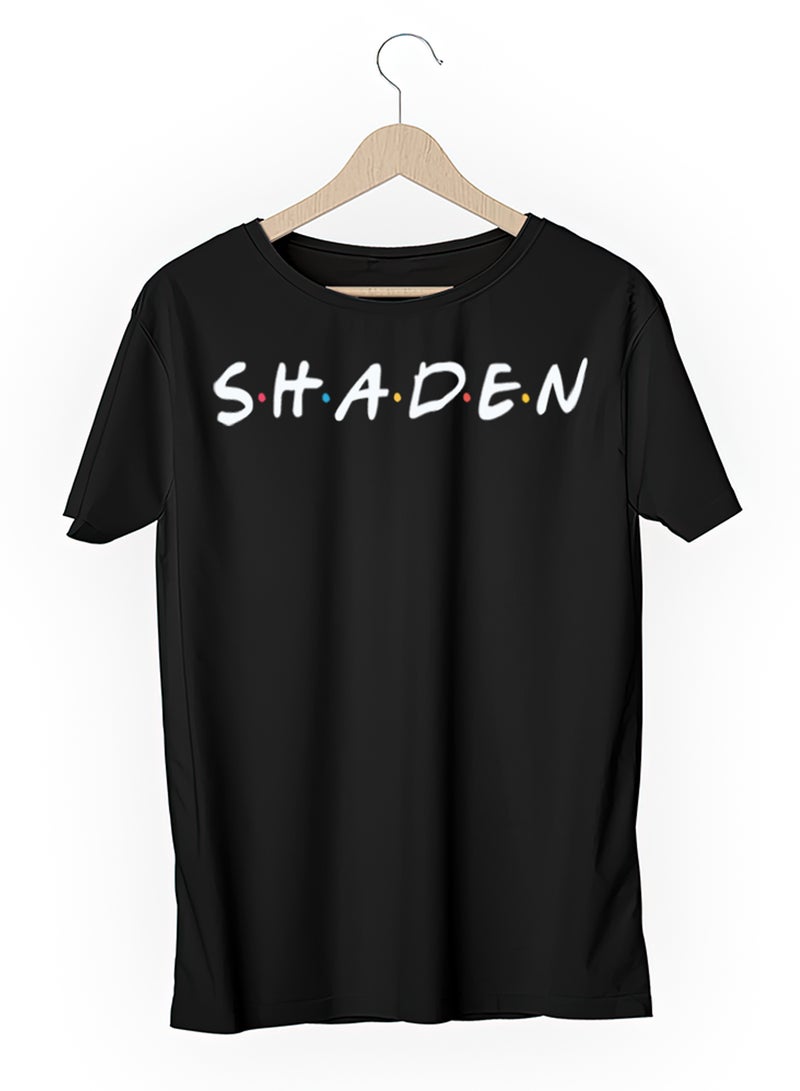 Fashion World Cotton T-shirt Printed with High-quality Friends by name SHADEN - Image 3