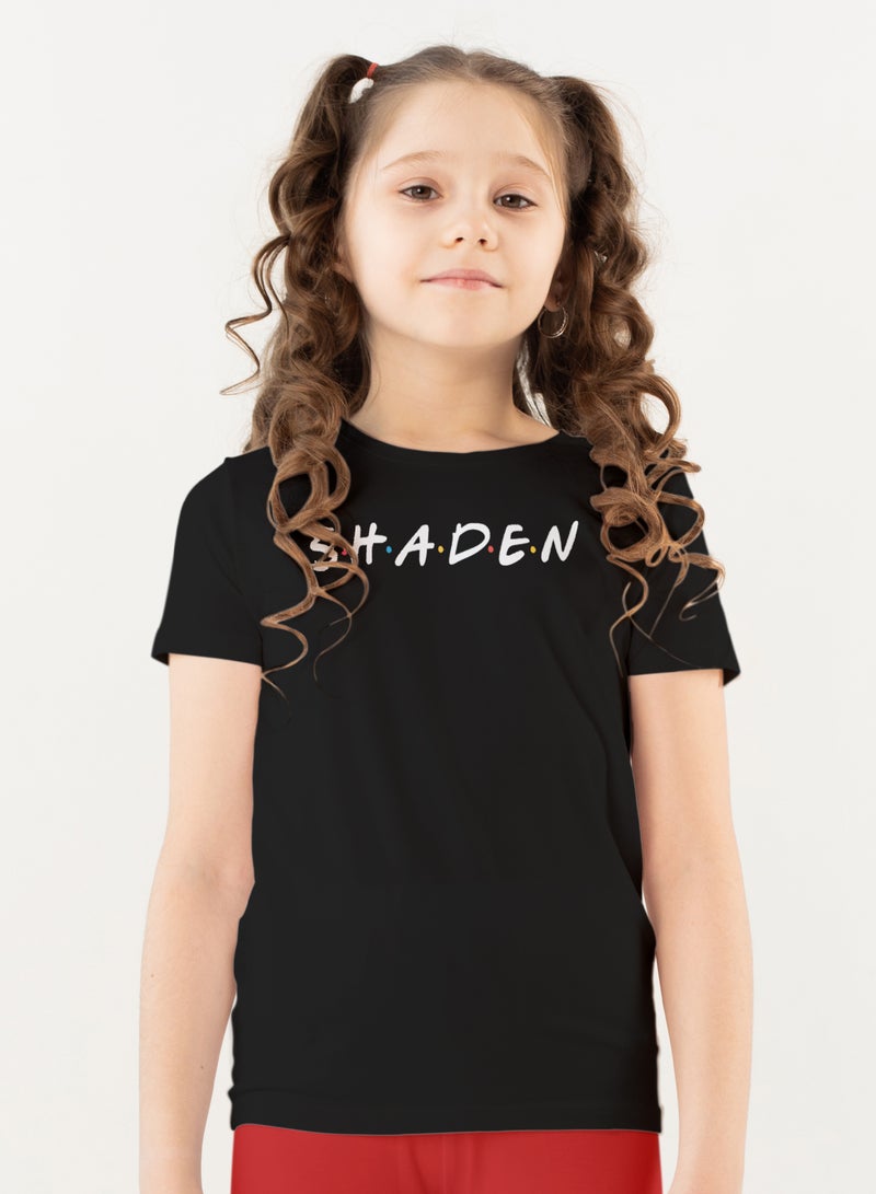 Fashion World Cotton T-shirt Printed with High-quality Friends by name SHADEN - Image 1