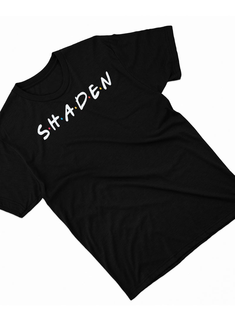 Fashion World Cotton T-shirt Printed with High-quality Friends by name SHADEN - Image 2