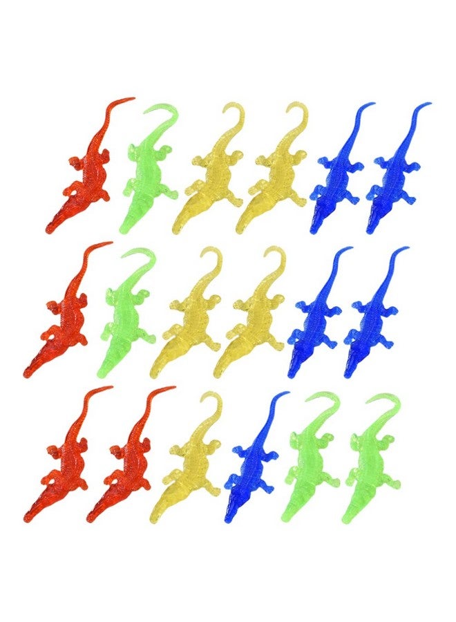 توي اند اونا لعبة تمساح قابلة للتمدد 24 قطعة لعبة تمساح قابلة للتمدد، لعبة تمساح قابلة للتمدد، ألعاب لزجة قابلة للتمدد للأطفال هدايا حفلات أعياد الميلاد، أكياس هدايا (لون عشوائي) - Image 1